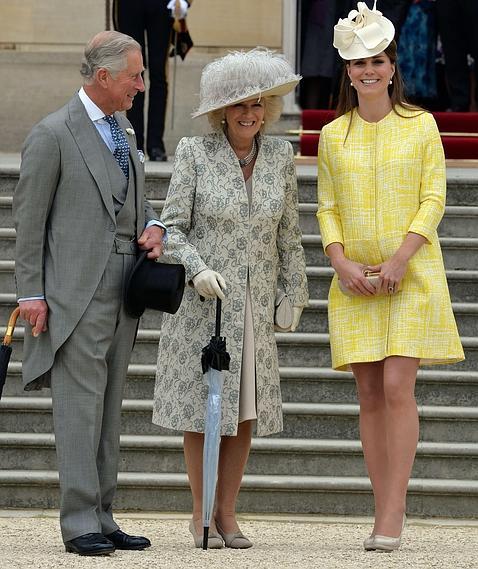 Catalina de Cambridge, sin miedo al amarillo en el jardín de Buckingham