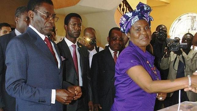 La primera dama de Guinea Ecuatorial, Constancia Obiang, en noviembre de 2009
