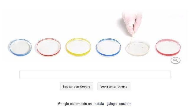 Julius Richard Petri coloca sus placas en el campo de cultivo de Google