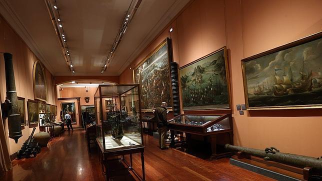 Una de las salas del Museo Naval de Madrid