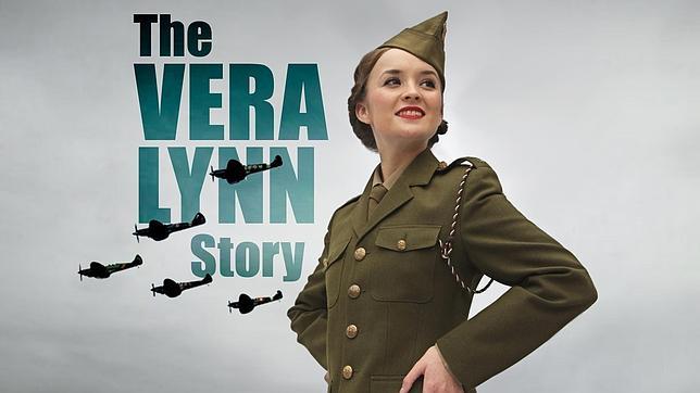 Cartel de una película sobre Vera Lynn, una de las cantantes más famosas durante la guerra