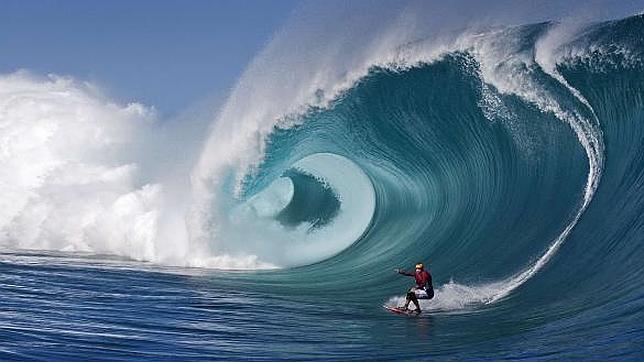 Garret McNamara en Tahití, el pasado 2 de junio
