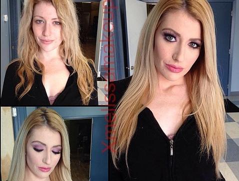 La actriz Eden Von Sleaze