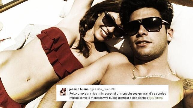 Jéssica Bueno felicita el cumpleaños a Jota Peleteiro con un cariñoso tuit