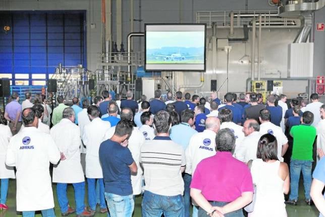 La planta de Illescas consume el 50% de fibra de carbono de Airbus