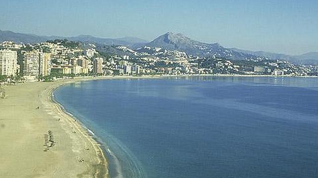 Panorámica de la playa de La Malagueta