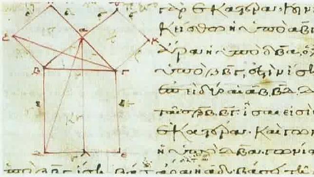 Demostración del teorema de Pitágoras en el libro de los «Elementos» de Euclides