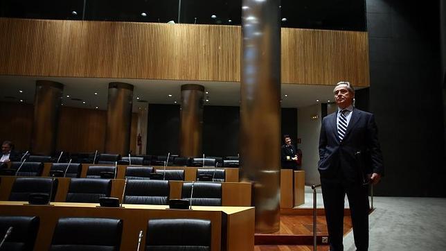 Miguel Blesa, en una comparecencia en la Comisión de Economía del Congreso en noviembre de 2012