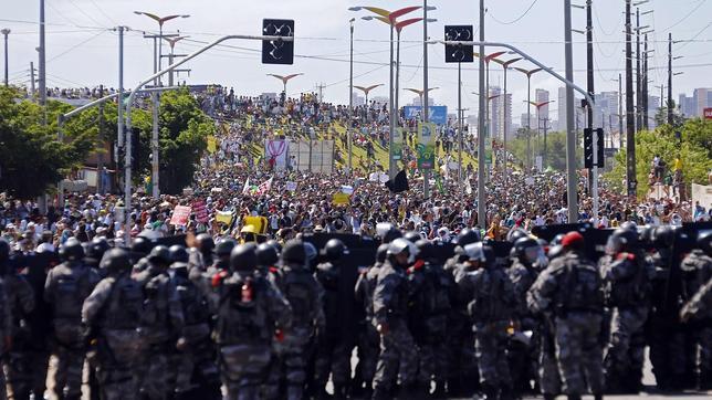 Fuerte despliegue policial este miércoles en Fortaleza