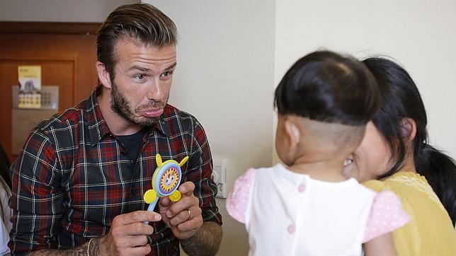 Beckham envía un mensaje de ánimo a sus fans heridos en la estampida de China