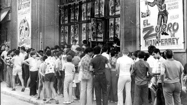 Imagen de 1972 en los cines de la Gran Vía