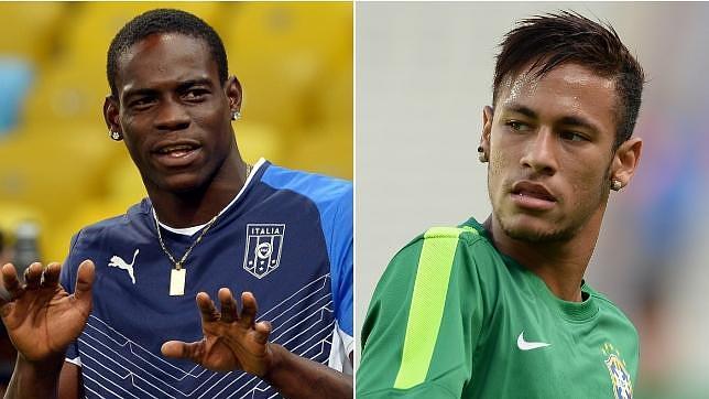 Copa Confederaciones: Balotelli y Neymar, vidas de vértigo
