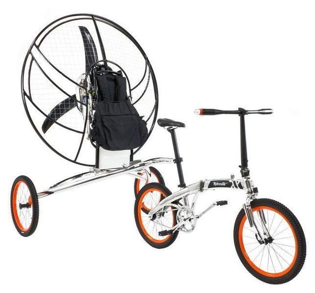 Inventan otra bicicleta voladora