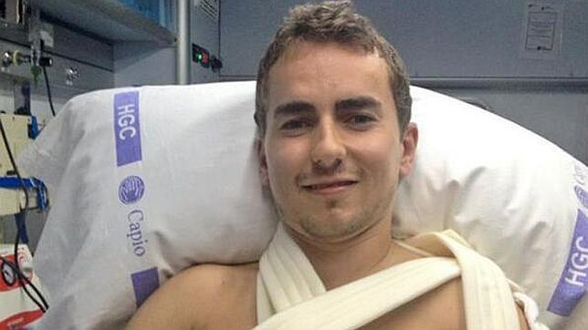 Jorge Lorenzo regresa a Assen operado de la clavícula
