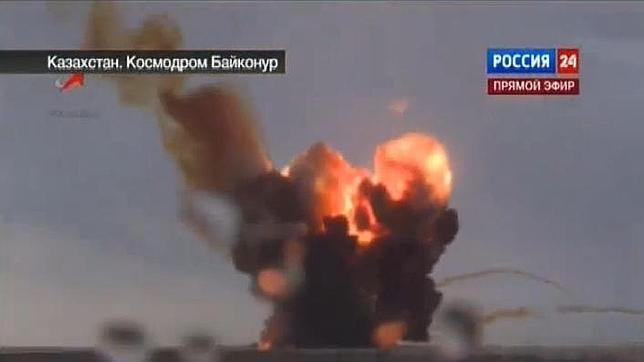 Un cohete ruso se estrella en Kazajistán segundos después de su despegue
