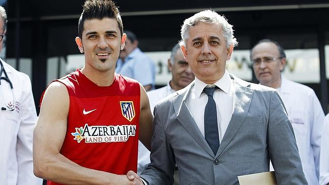 Villa: «Simeone ha sido clave para fichar por el Atlético»