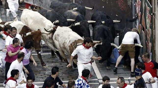 San Fermín 2013: Los «toros-bala» de Victoriano del Río hacen gala de su fama