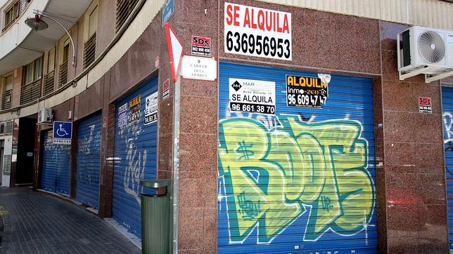 Locales comerciales o la debacle del comercio minorista