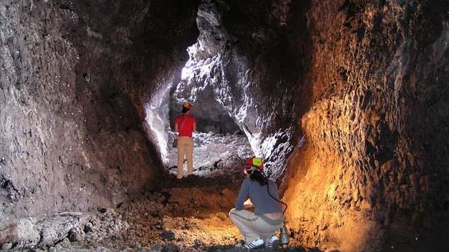 Interior de la Cueva de las Palomas