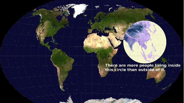 El círculo más poblado del planeta