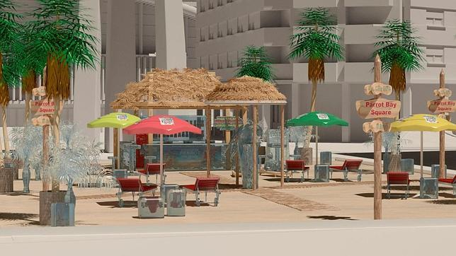 Un oasis de hielo en el centro de Madrid