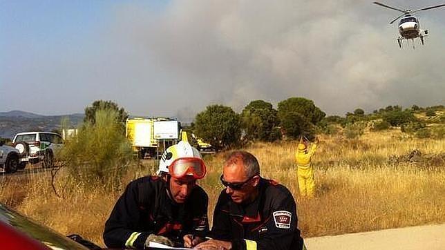 La Guardia Civil busca al sospechoso de provocar un fuego con siete focos distintos