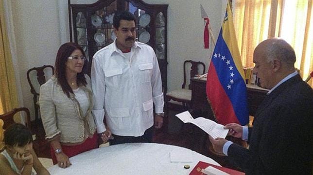 La boda de Nicolás Maduro y Cilia Flores