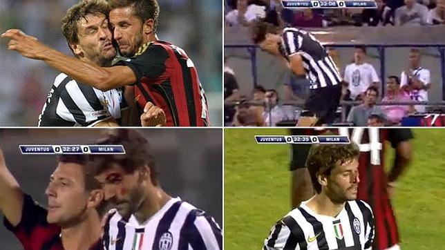 Fernando Llorente descubre cómo se las gastan los defensas italianos