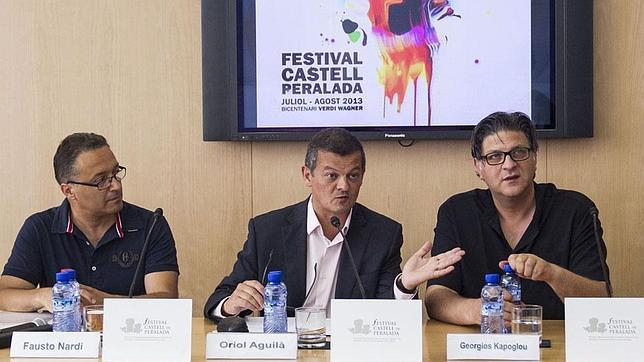 Wagner con guitarra eléctrica en Peralada