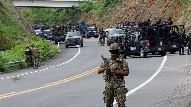 La Policía mexicana mata a 20 narcos al repeler varios ataques premeditados