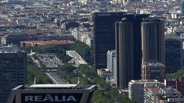 La Torre Europa, vista desde el Cuatro Torres Business Area