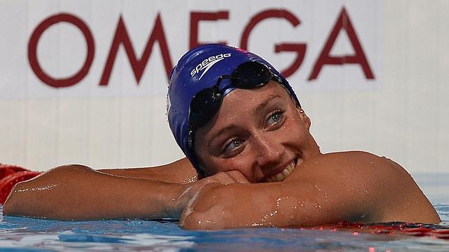 Mireia Belmonte, plata en 200 mariposa