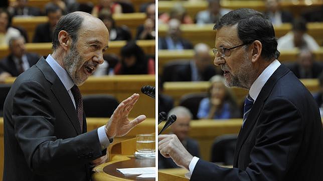Los puntos fuertes y débiles de Rajoy y Rubalcaba en el debate sobre Bárcenas