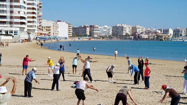 Torrevieja, la playa del Acequión