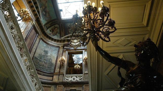 Interior del Palacio de Linares, que hoy acoge la Casa de América