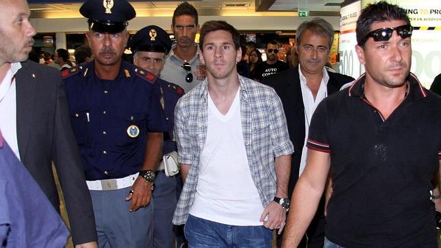 Messi, en Roma para el homenaje al Papa Francisco