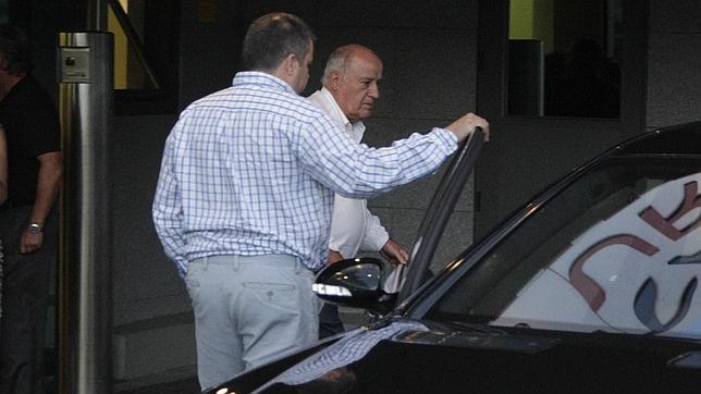 Amancio Ortega se despidió de Rosalía