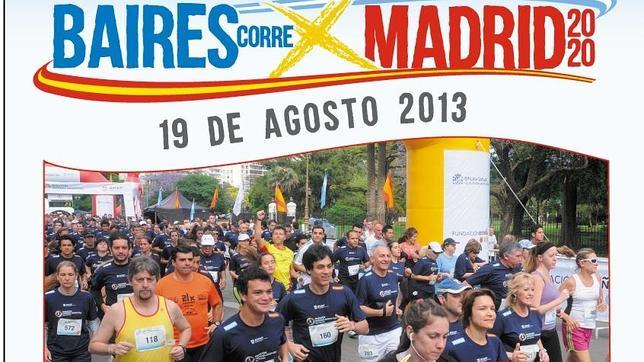 Buenos Aires corre en apoyo de la candidatura de Madrid 2020