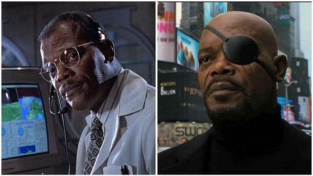 Samuel L. Jackson en «Parque Jurásico» y en «Los Vengadores»