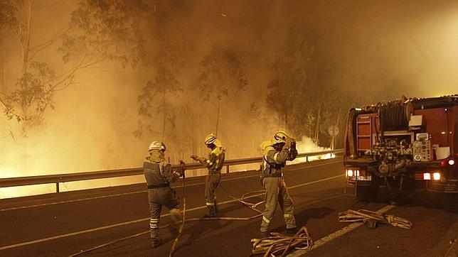 Bajo control el fuego que arrasó 170 hectáreas en Ribeira