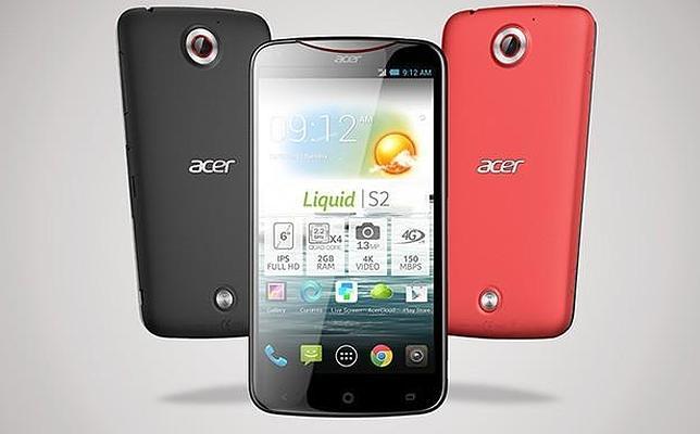 Acer anuncia el «phablet» Liquid S2, el primero en grabar en 4K UHD