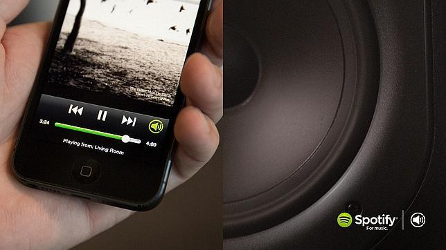 Spotify lanza «Connect», un servicio que que permite transmitir música a altavoces