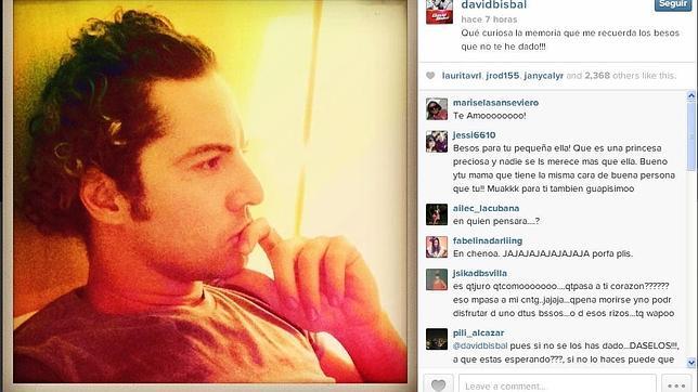 Los misteriosos mensajes de David Bisbal en Instagram