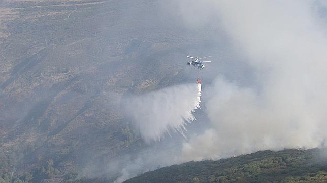 Baja a nivel 0 un fuego que alcanzó el 1 en Rabanal de Abajo en una zona arbolada