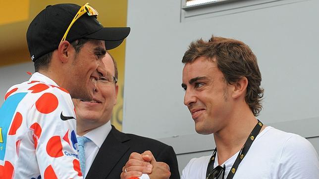 La conexión entre Alonso y Contador