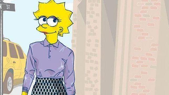 Lisa Simpson desfila en Nueva York