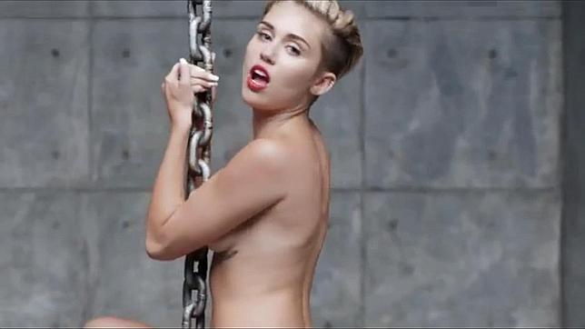 El desnudo de Miley Cyrus bate récords en internet