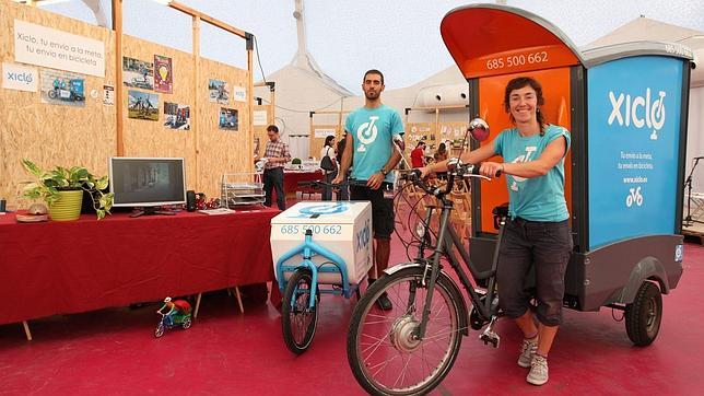 Los dos triciclos que sirven de transporte para «Xiclo»