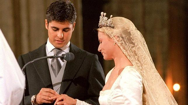 Francisco y Eugenia, durante su enlace