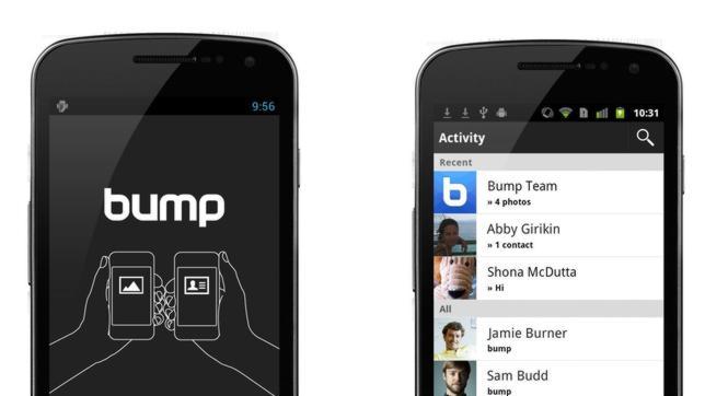 Google compra Bump, una «app» que facilita compartir archivos entre móviles